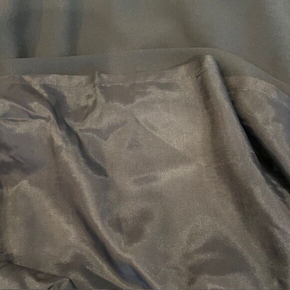 Laundry by Shelli Segal Beaded Front Evening Dress Black Spaghetti Strap Size 8P - Picture 8 of 14